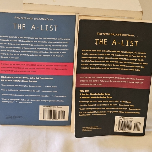 Back in Black & Girls on Film by Zoey Dean Little Brown Paperback 2 Book Bundle - Picture 6 of 17